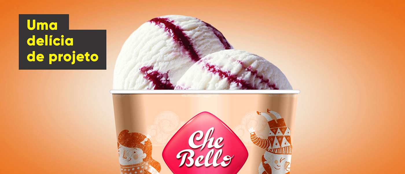 branding  food photography gelateria Logo Design marca sorveteria