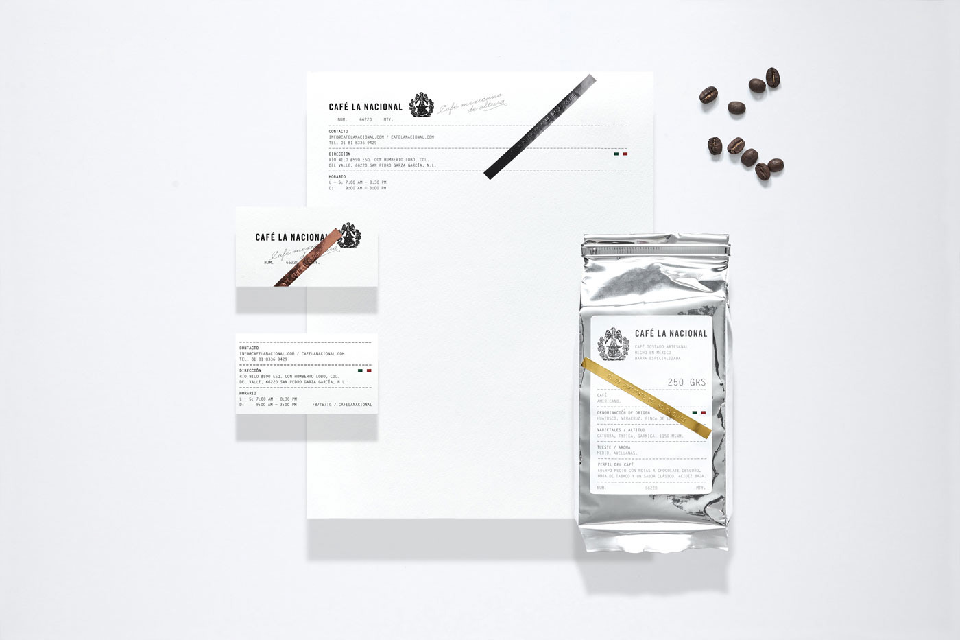 Anagrama anagrmastudio Packaging Coffee branding  mexico coffeebrand CafelaNacional logodesign design