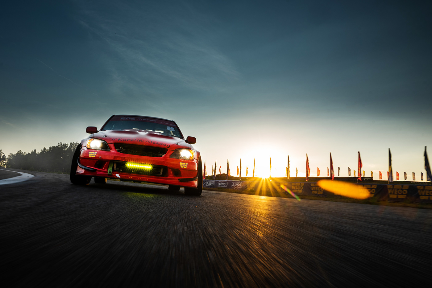 toyota car automotive   Photography  photoshoot sundown autosport Driving drifting Racing