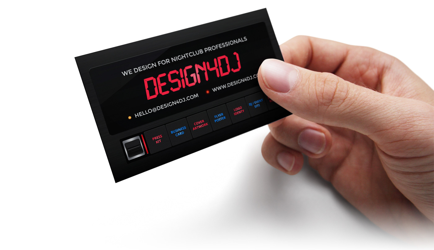 branding  design4dj digital dj dj dj business card dj card DJ Press Kit mobile dj press kit template