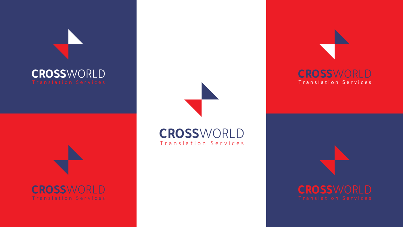 arabic brand cross design english Esmat identity logo translation world