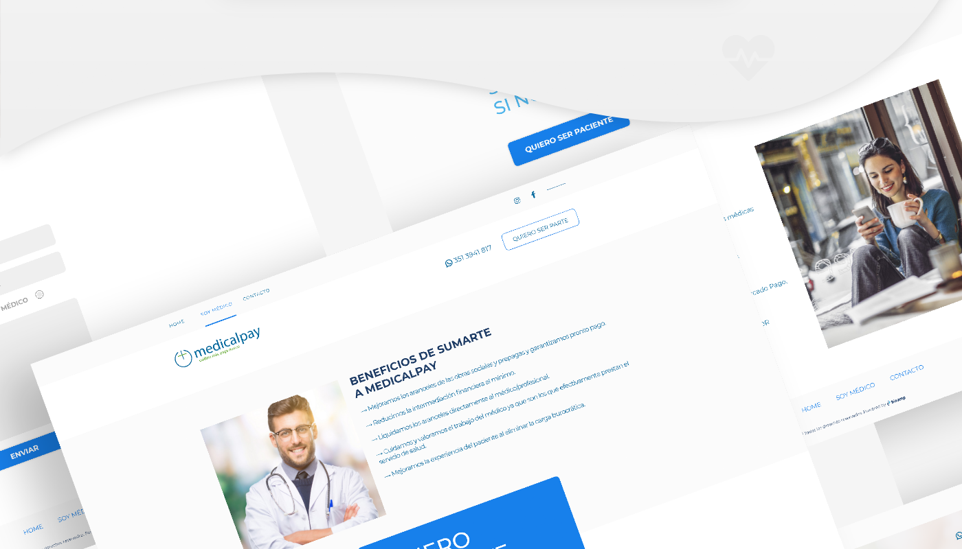 ui ux UX UI diseño gráfico Diseño web Web Website interface design medical medical web graphic design 