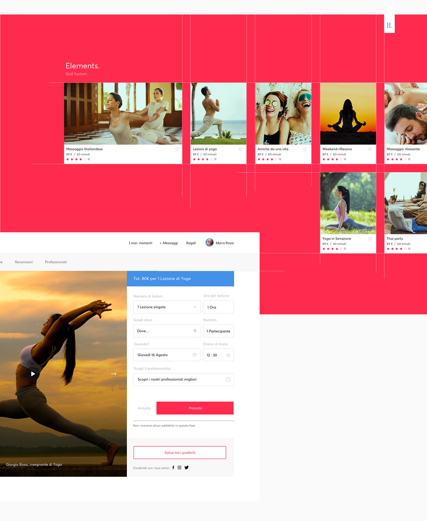 Yoga Wellness Ecommerce mobile ios Web UI graphic design ux