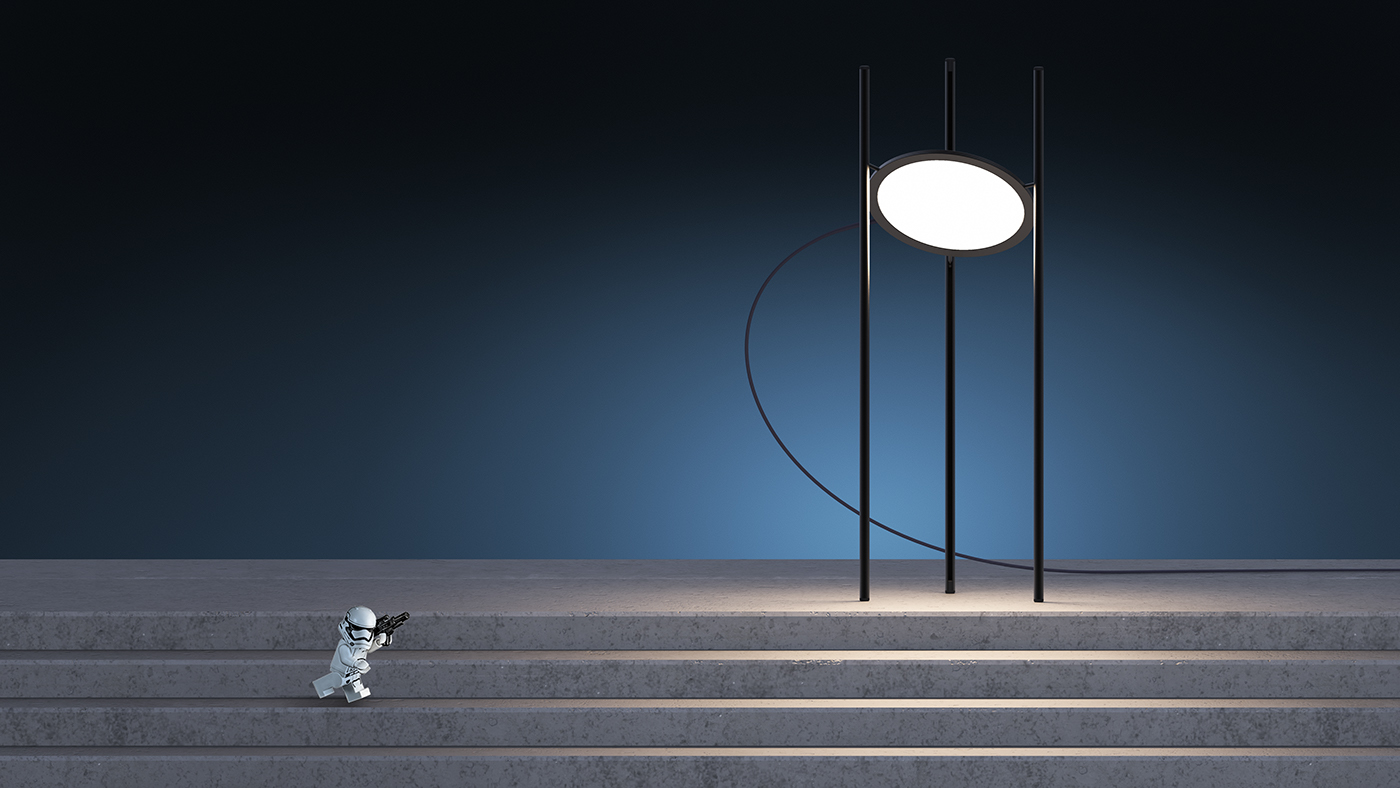 OLED Lamp desk Fixture light lighting martian lg designboom Competition