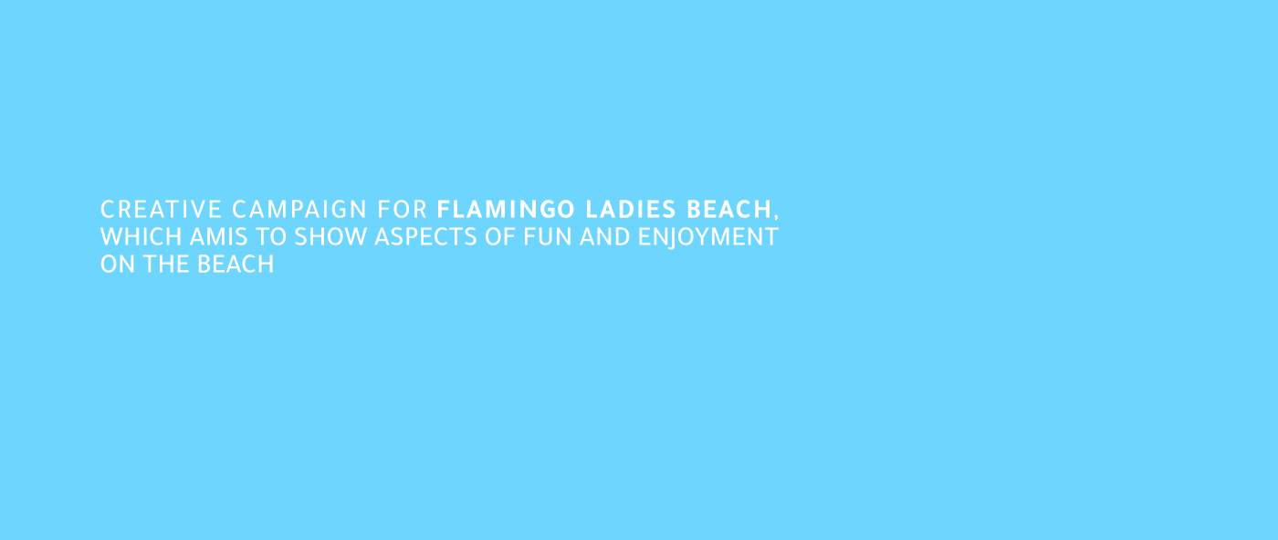 beach flamingo ladies Nature sea summer vibes Holiday Travel trip
