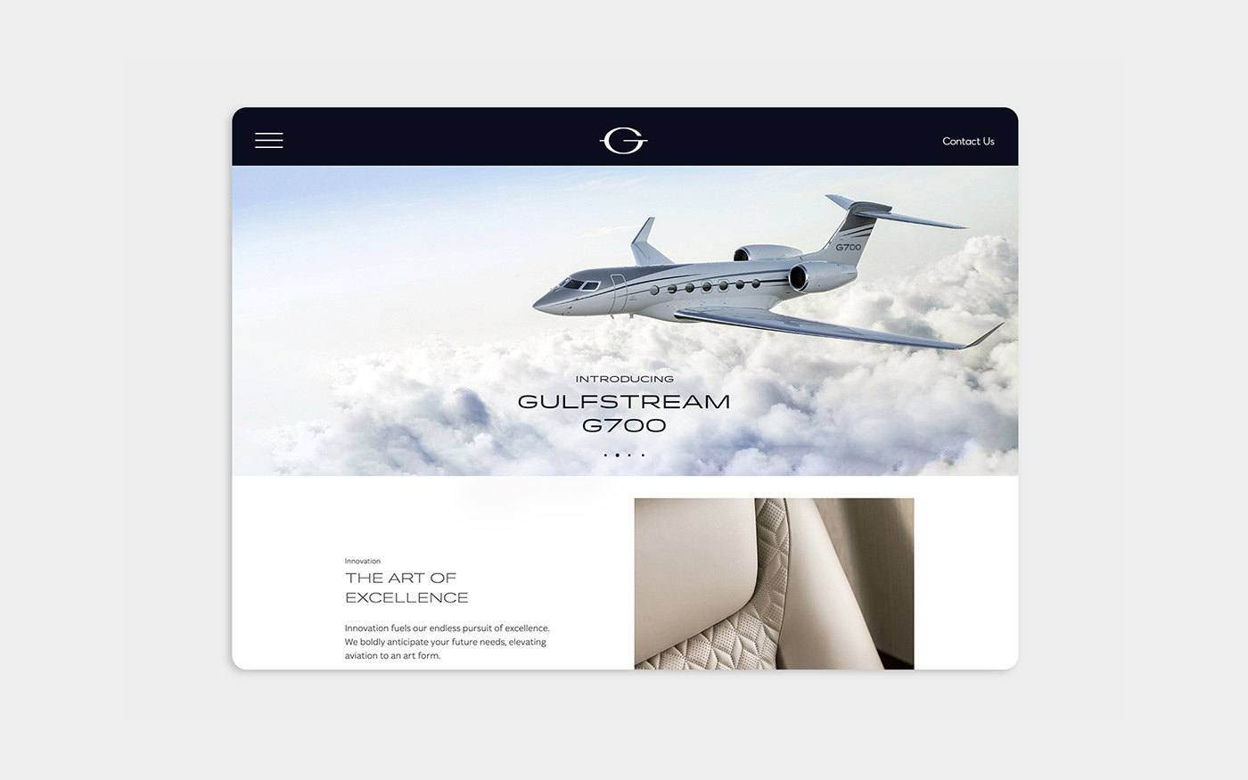 branding  design Gulfstream airplane corporate logo Logo Design