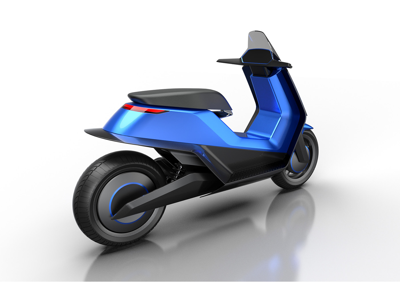 e-scooter motorcycle Scooter e-mobility industrial design  automobile design Rhino 3D product design  concept sketch