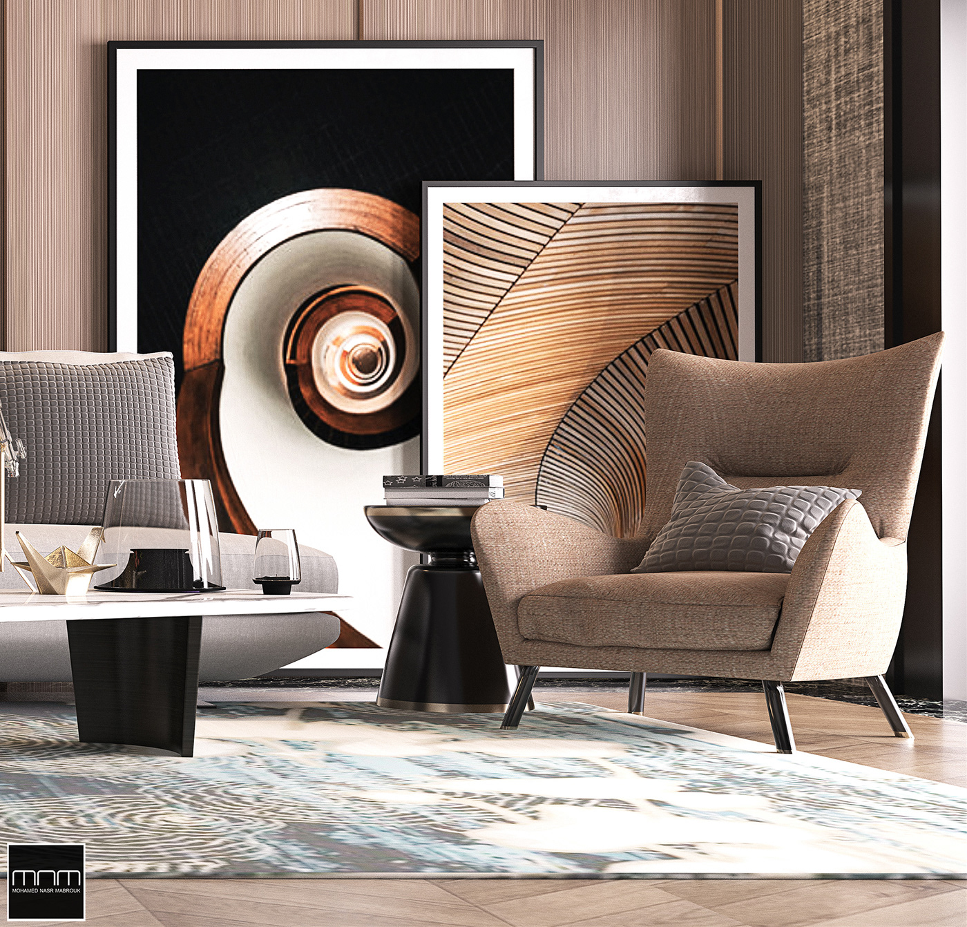 contemporary design home Interior livingroom Style vraynext wood