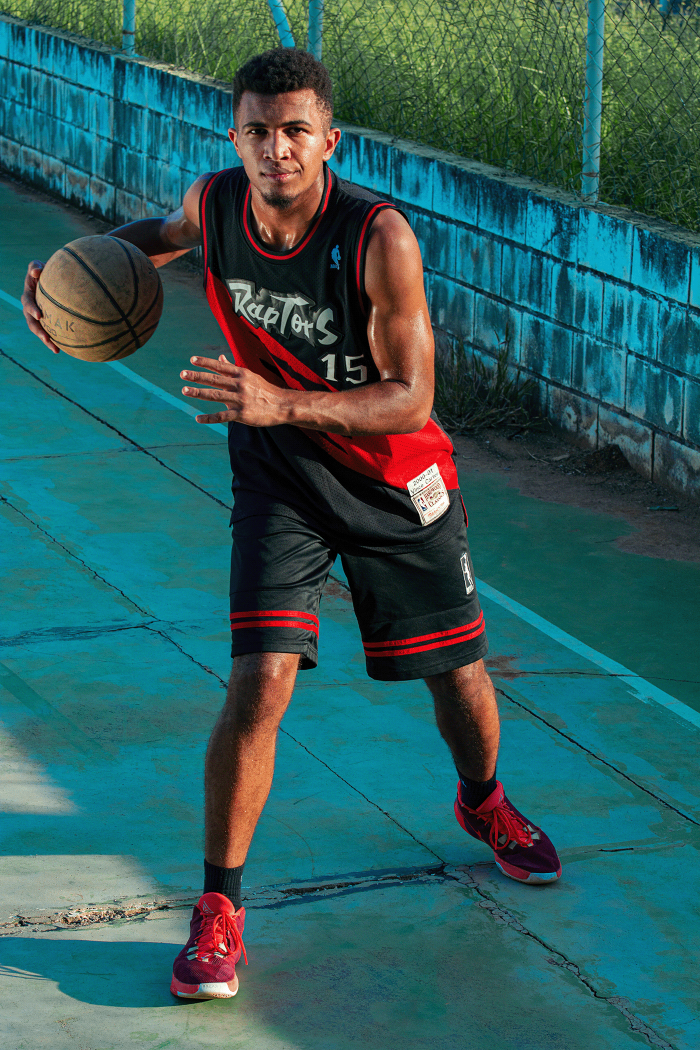 colors goldenhour Photography  sports photoshoot basketball airjordan raptors vincecarter grading