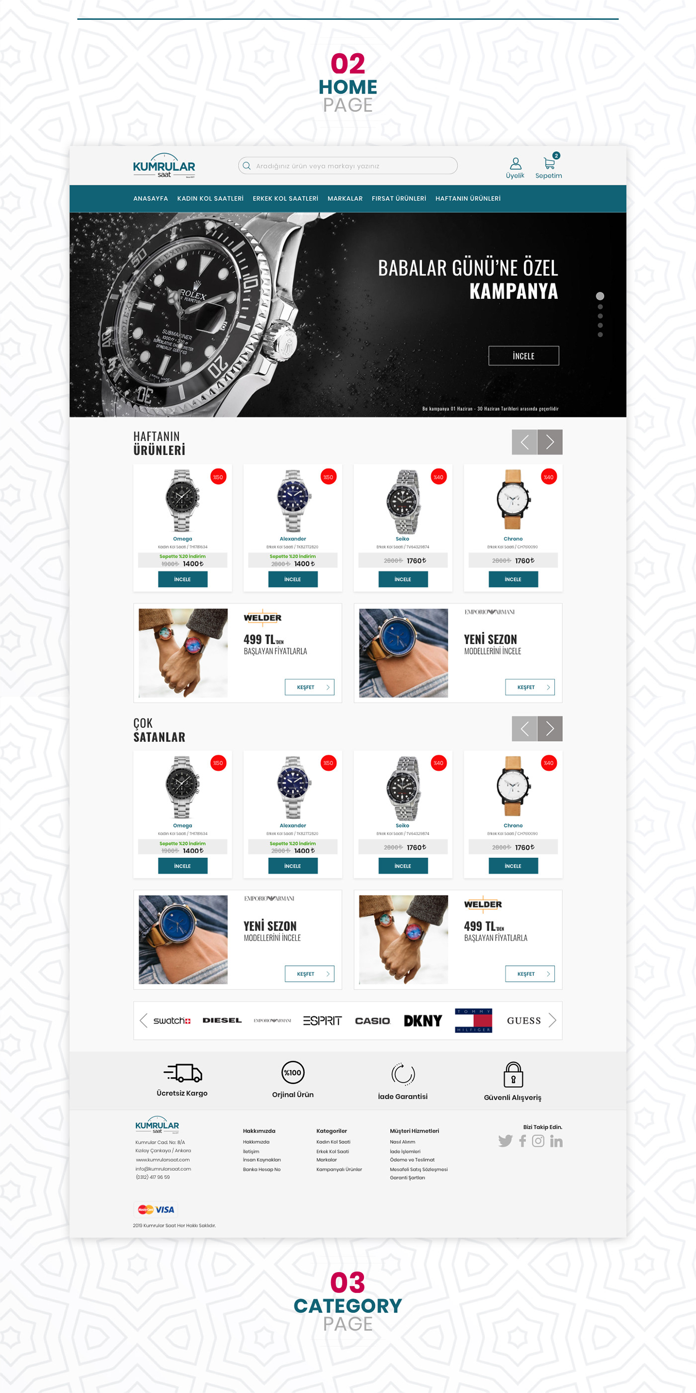 Web Design  web tasarım UI ux e-commerce