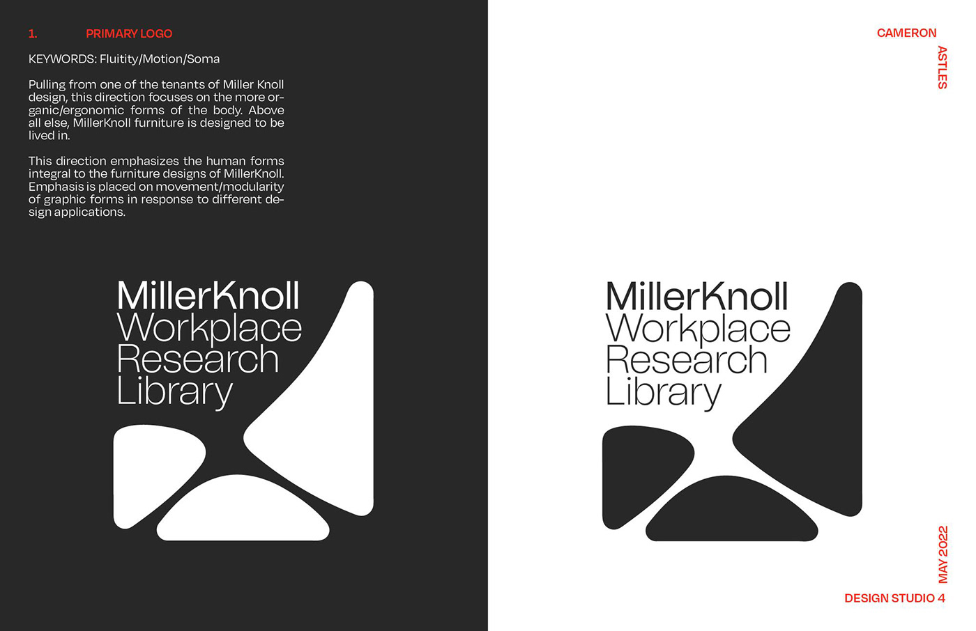 knoll identity furniture branding  brand identity Logo Design visual identity Graphic Designer Social media post designer