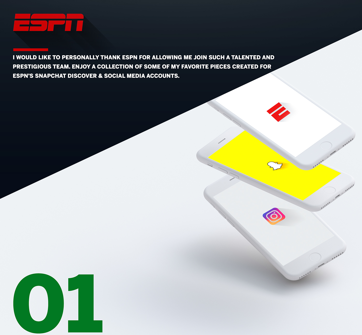 ESPN snapchat Sports Design nfl NBA Mayweather LeBron