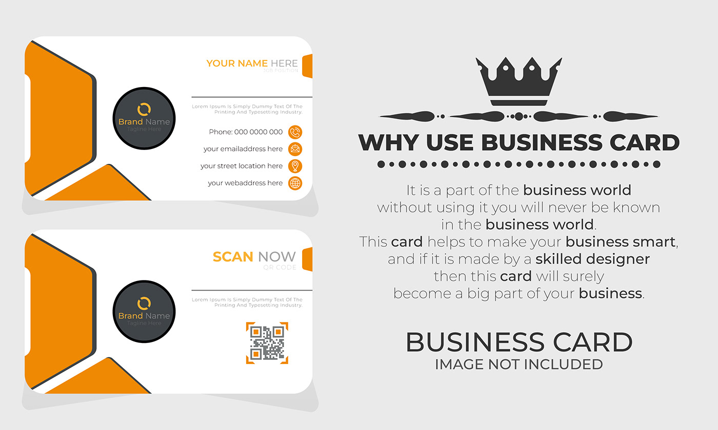 business card brand business card template Ai File editable business card design Name card designing