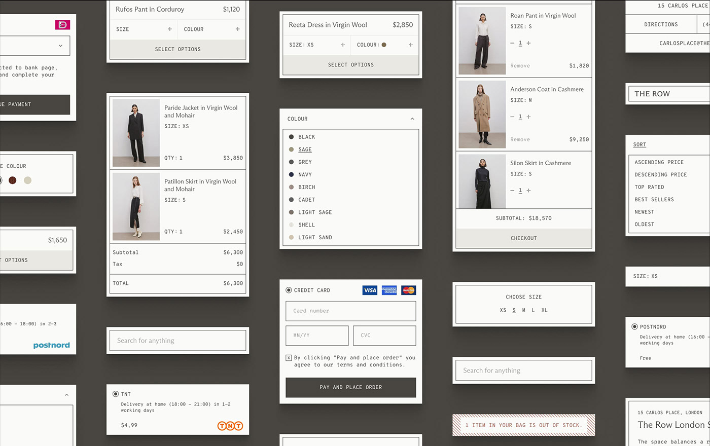 Fashion  Ecommerce shop Website UI/UX ui design Figma UX design landing page minimalistic