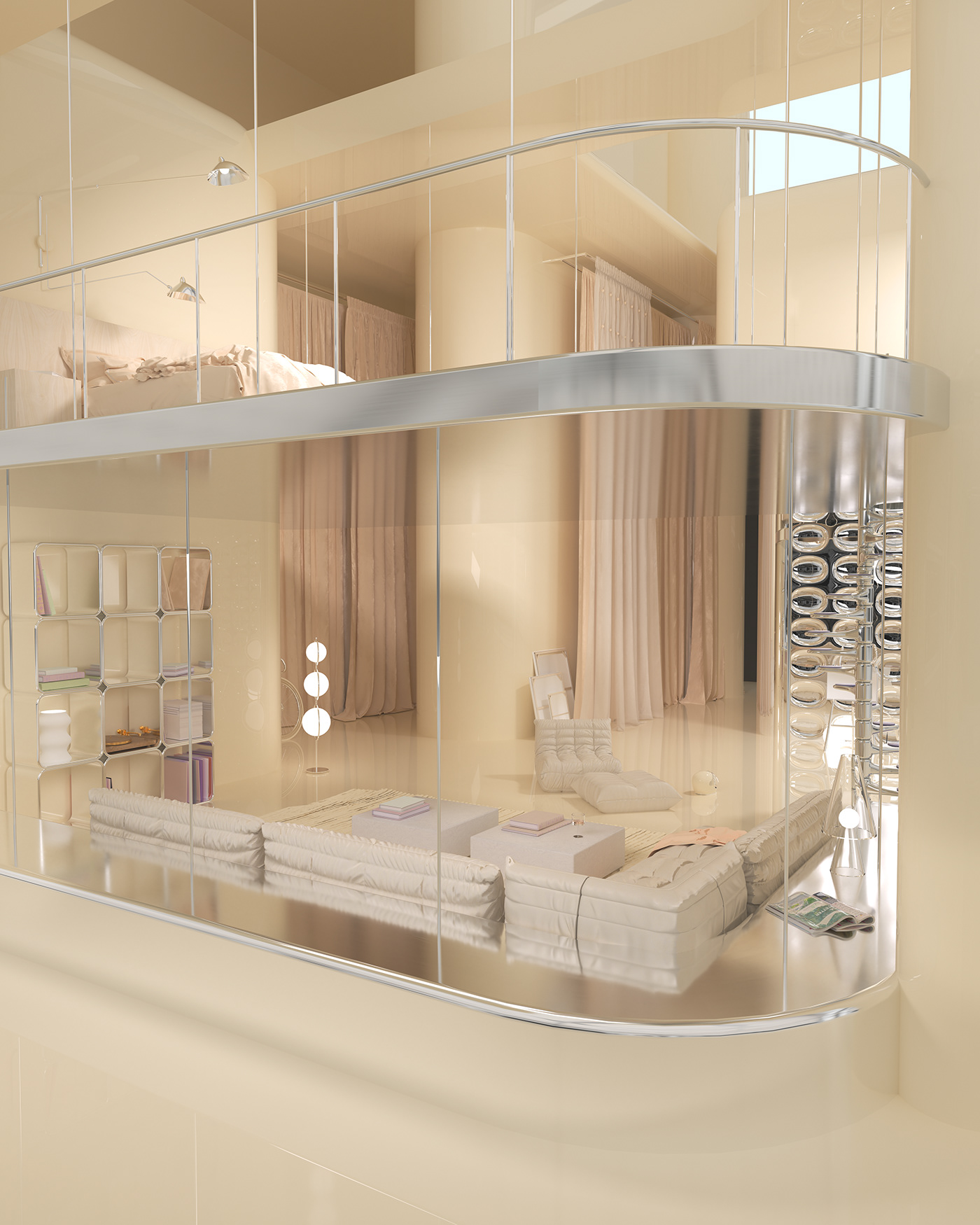 3D architecture CGI Digital Art  dreamscape indoor interior design  interiors Render visualization