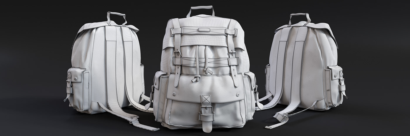 School Bag 3D Model $49 - .3ds .blend .c4d .fbx .max .ma .lxo .obj - Free3D