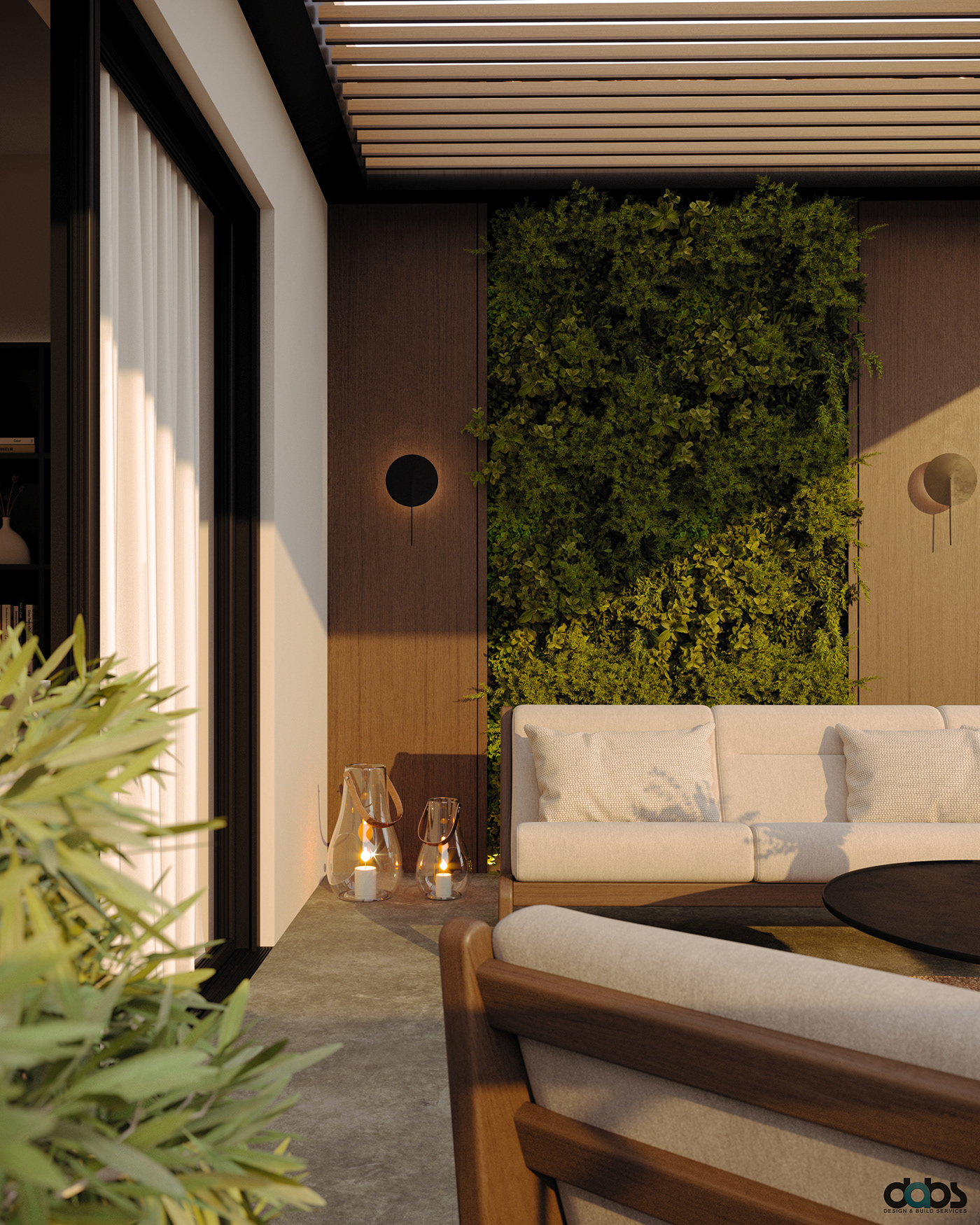 indoor architecture exterior Balcony design furniture design  visualization Render 3ds max corona interior design 
