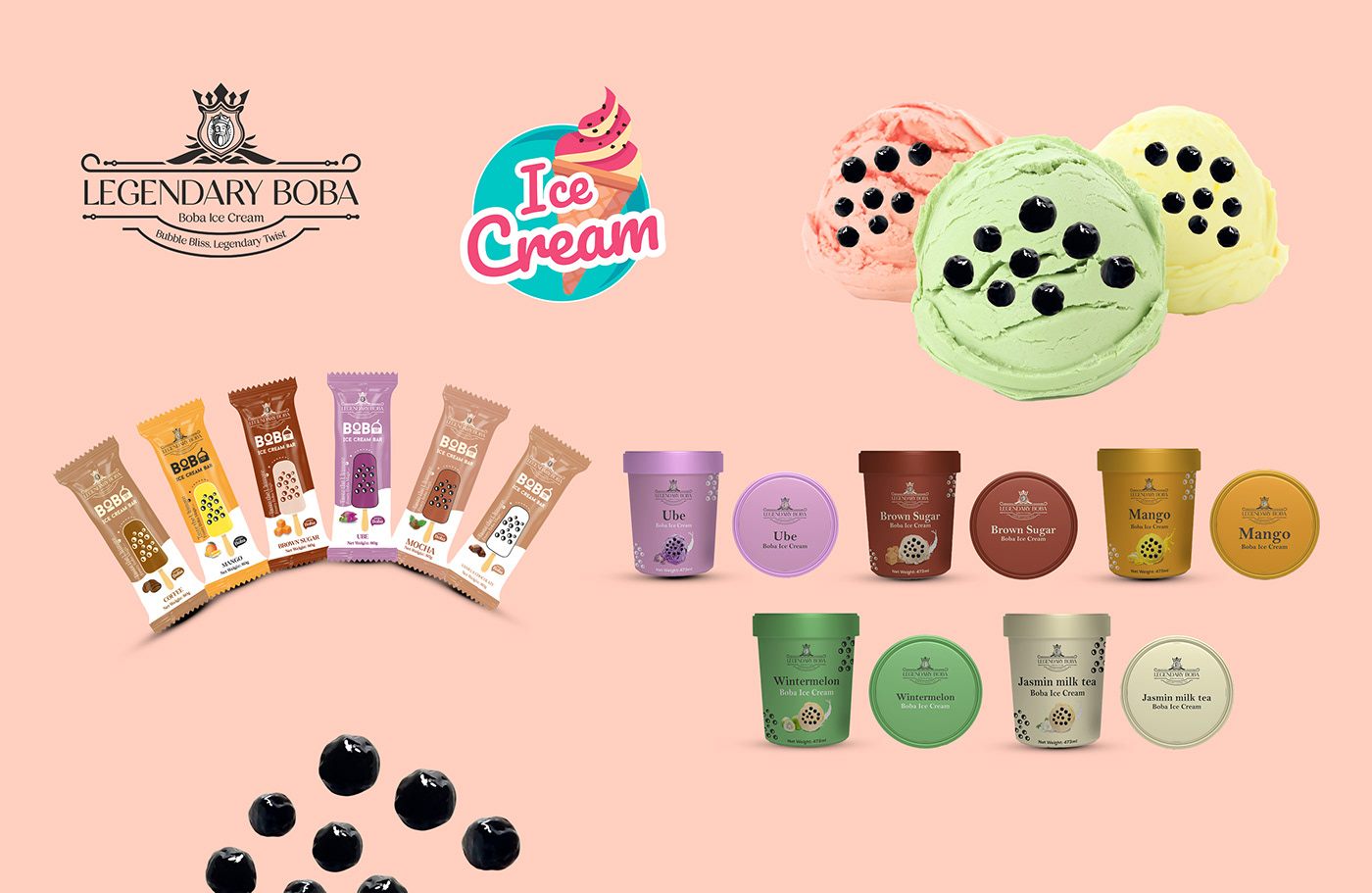 babo Brand Design ice cream ice cream identity Ice Cream Packaging icecream Identity Design Packaging visual identity