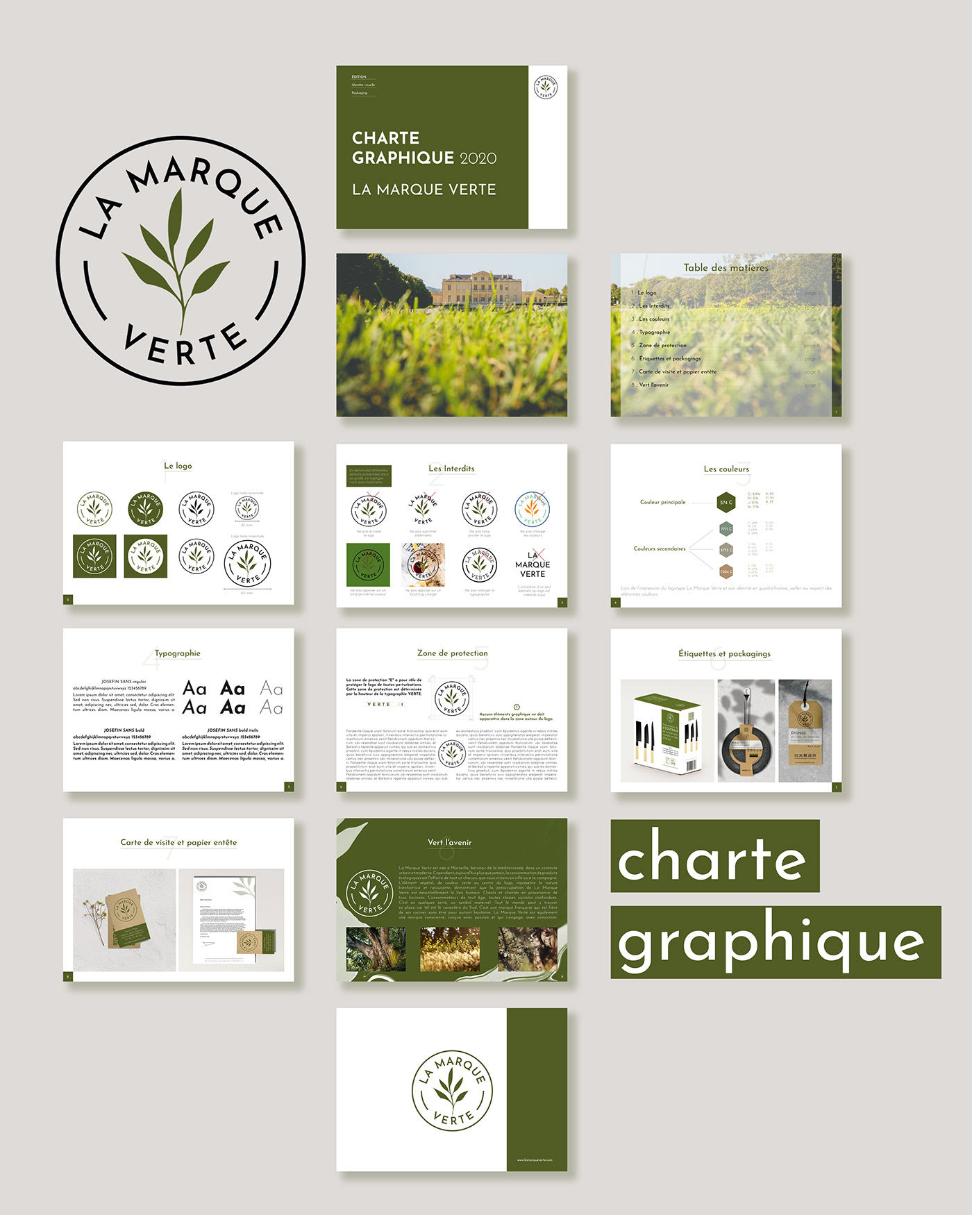 craft écologique La Marque Verte logo marque produit