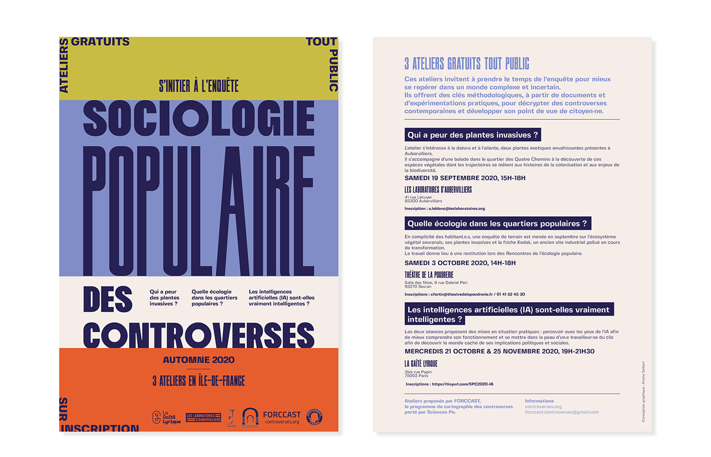 affiche poster sociology soulcraft typography   vernacular