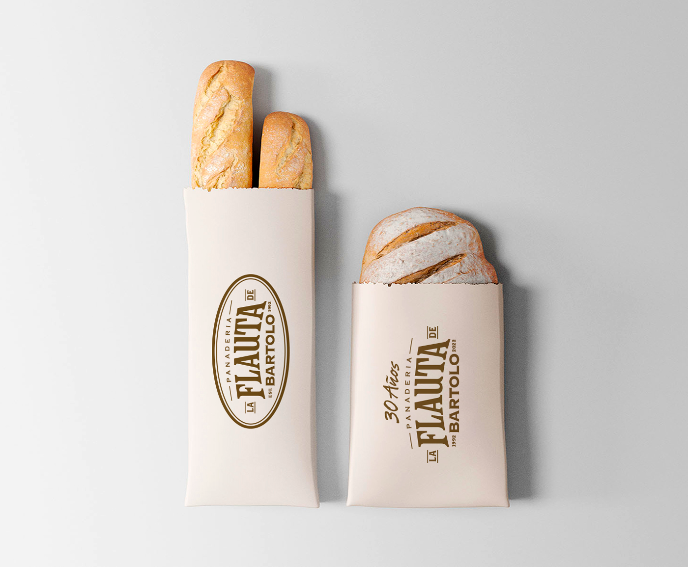 bag bakery brand identity bread Food  logo Packaging
