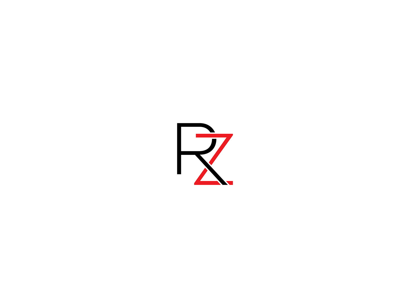 rz logo Modern Logo minimalist Logo Design