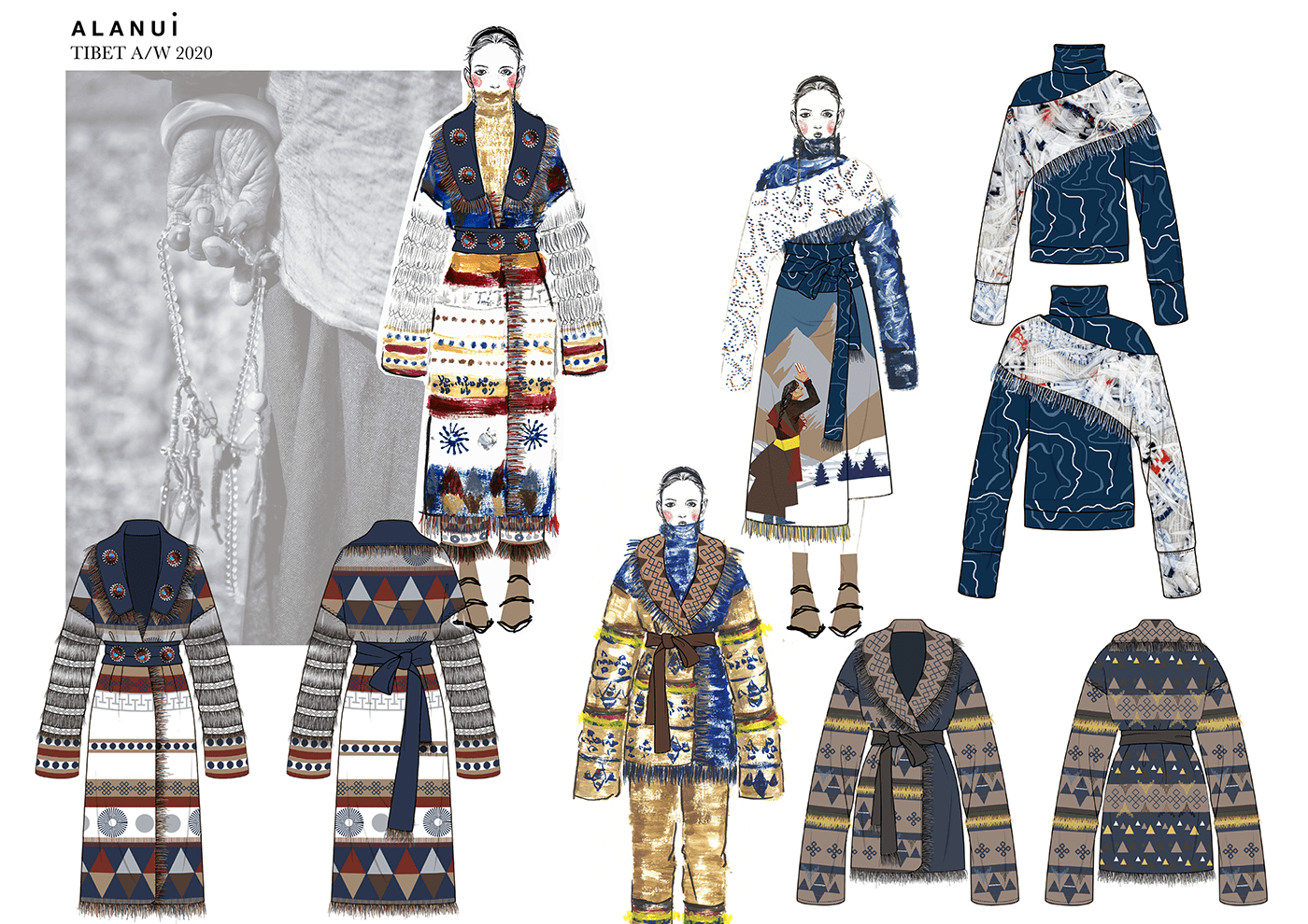 Image may contain: clothing, coat and pattern (fashion design)