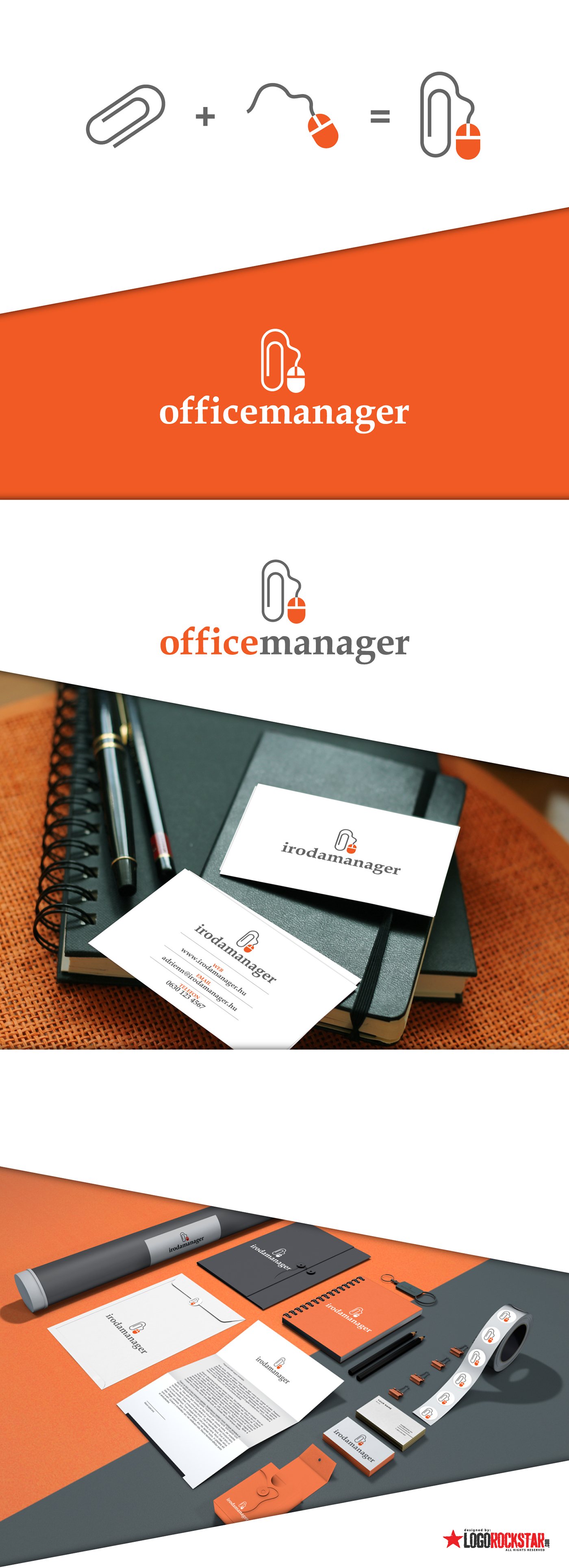 Office manager online paper clip mouse secretary