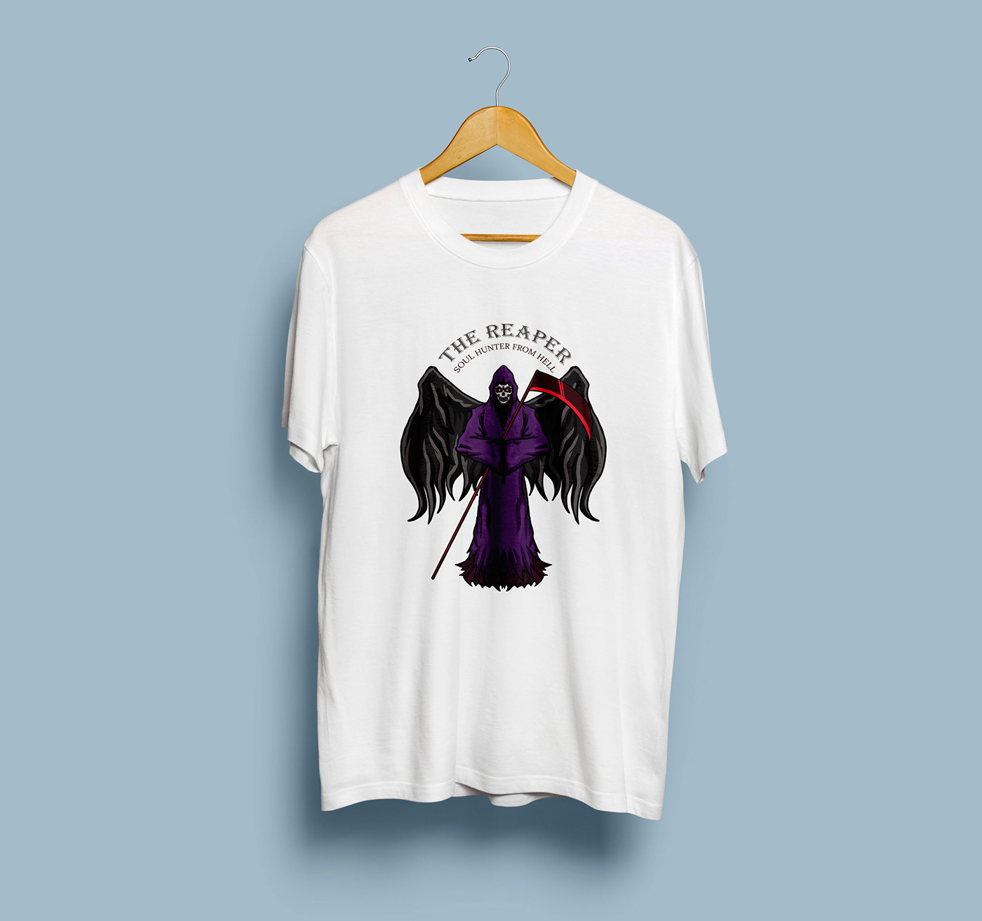 Brand t-shirt graphic design  reaper t-shirt T-Shirt Design T-SHIRT FOR MEN t-shirt mockup t-shirt template white t-shirt reaper t-shirt