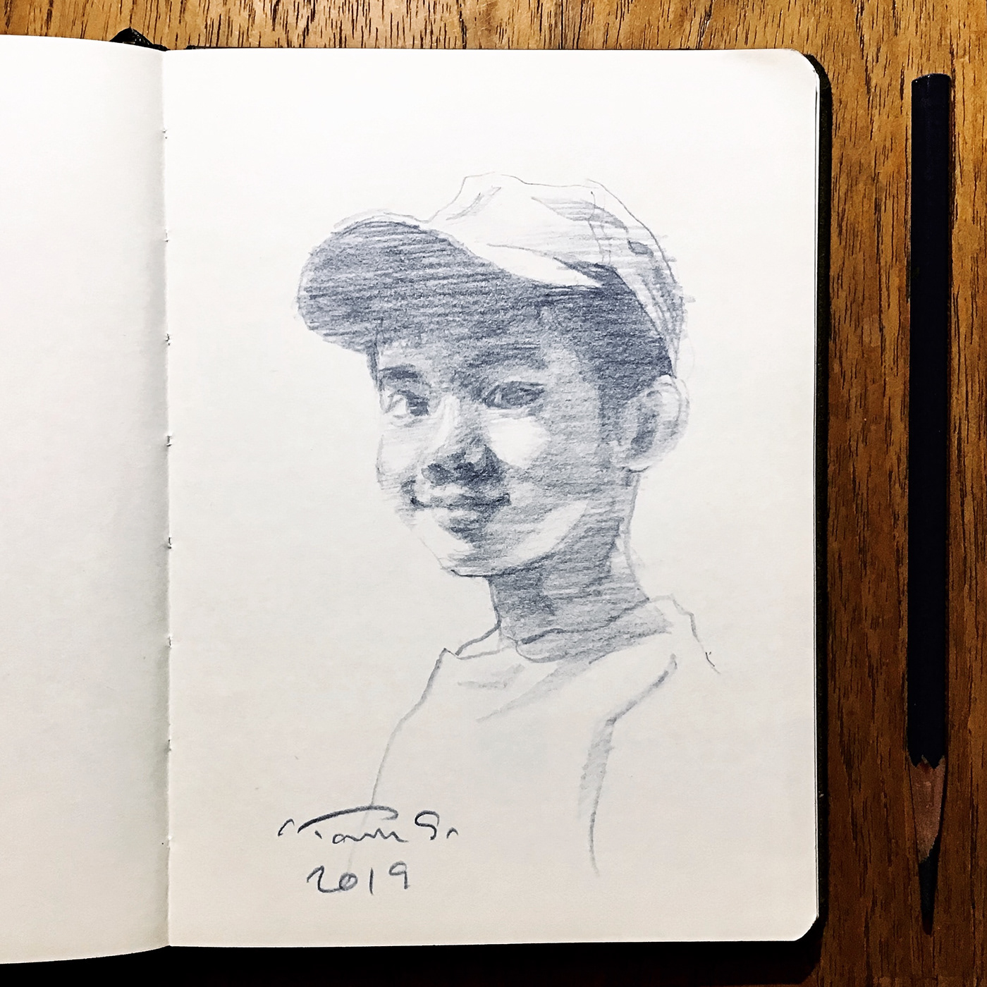 sketch drawing portrait