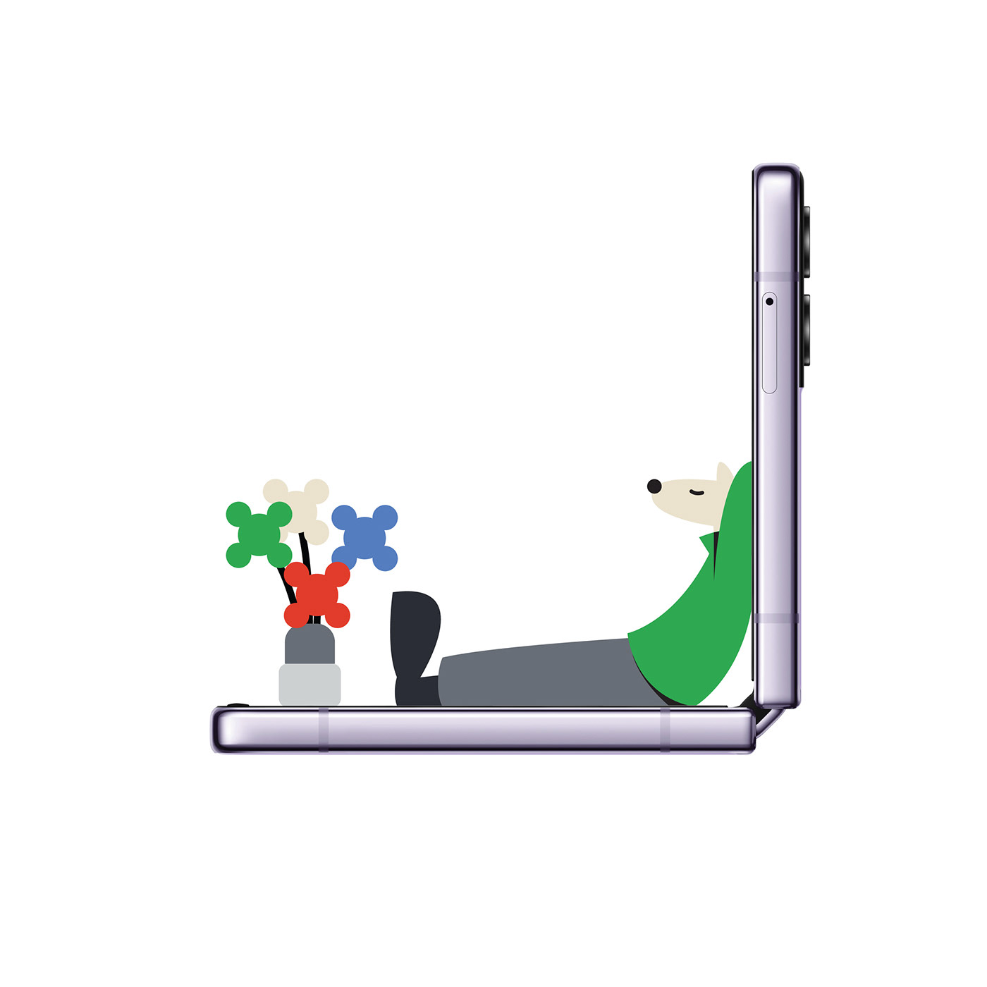 animals Character design  Gadget geometric google Samsung simple vector