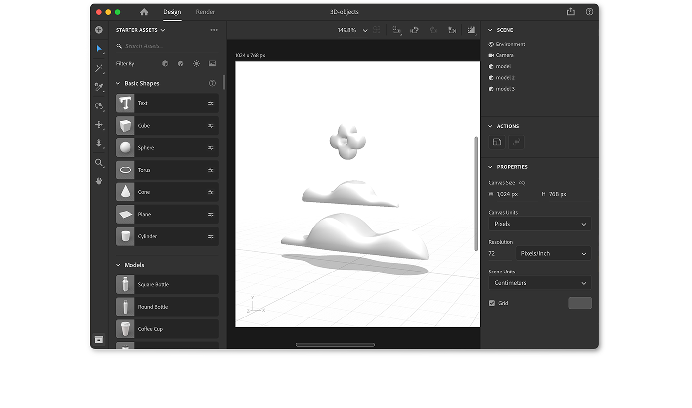 3D Adobe Aero animal animals art direction  augmented reality flat ILLUSTRATION  tutorial vector