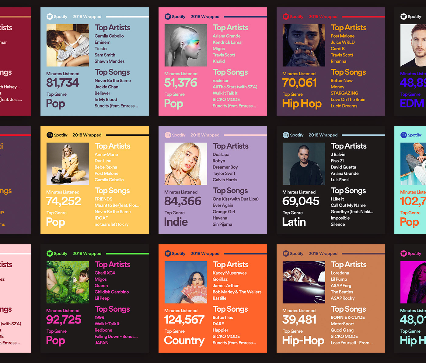 Color Inspiration: Spotify 2018 Wrapped