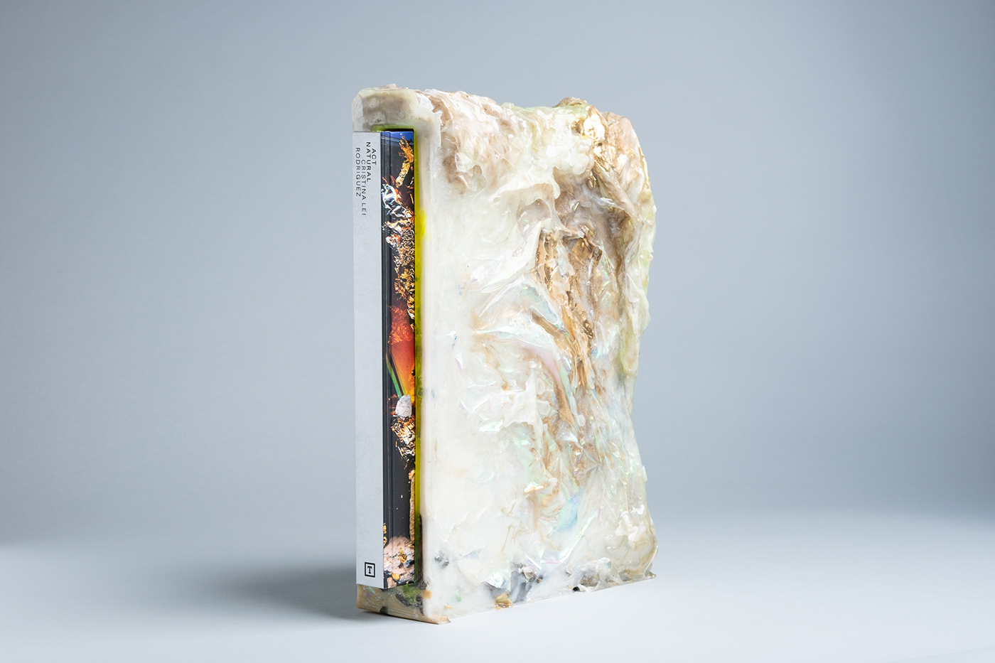 art artist book design editorial foil met sculpture spreads translucent