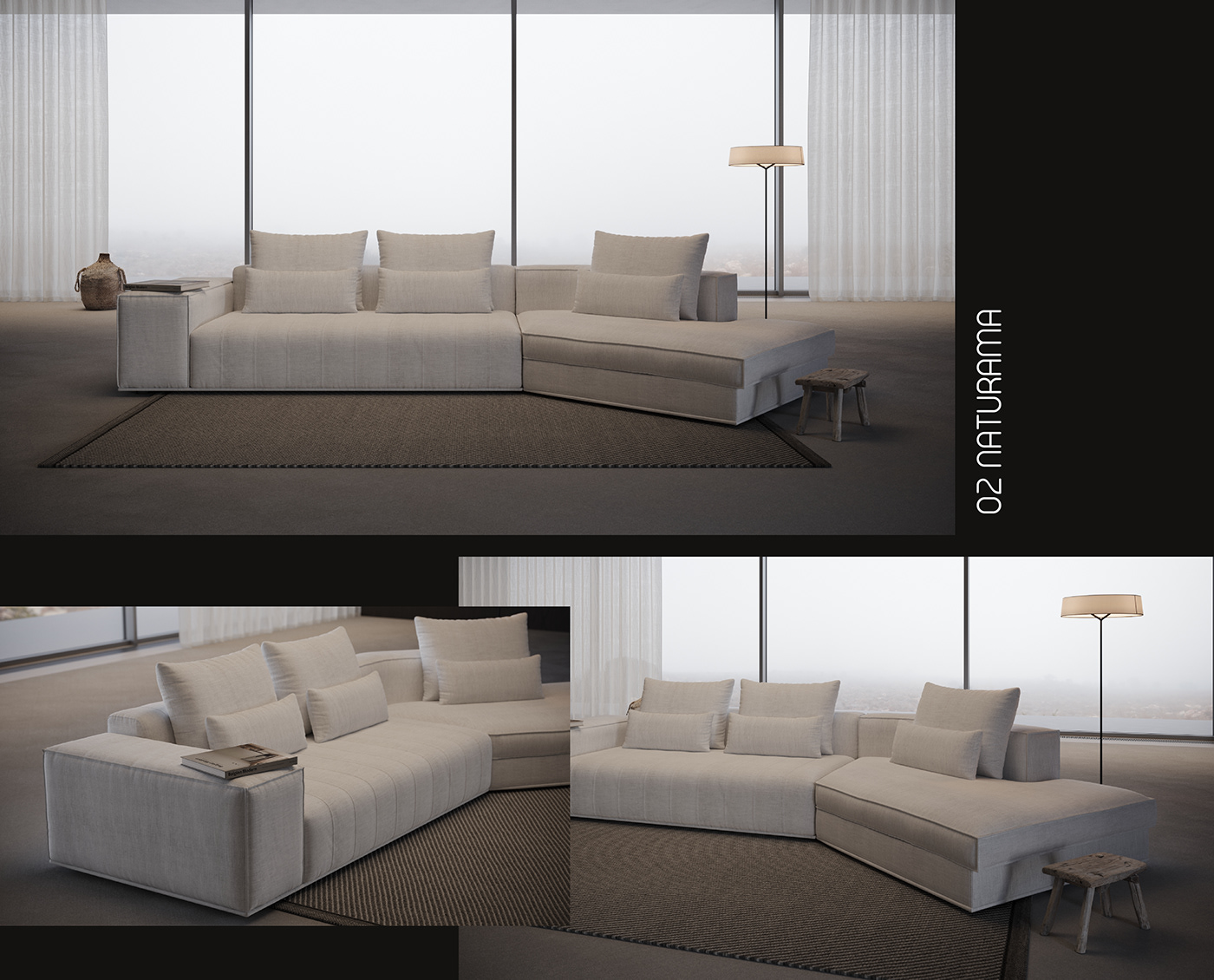 Couch Interior visualization interior design 