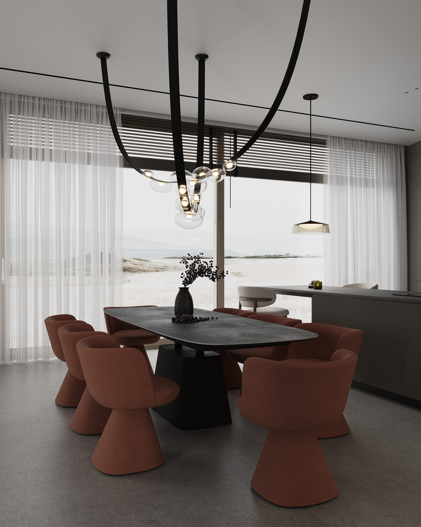 Interior architecture visualization Render interior design  3ds max corona modern minimal simple
