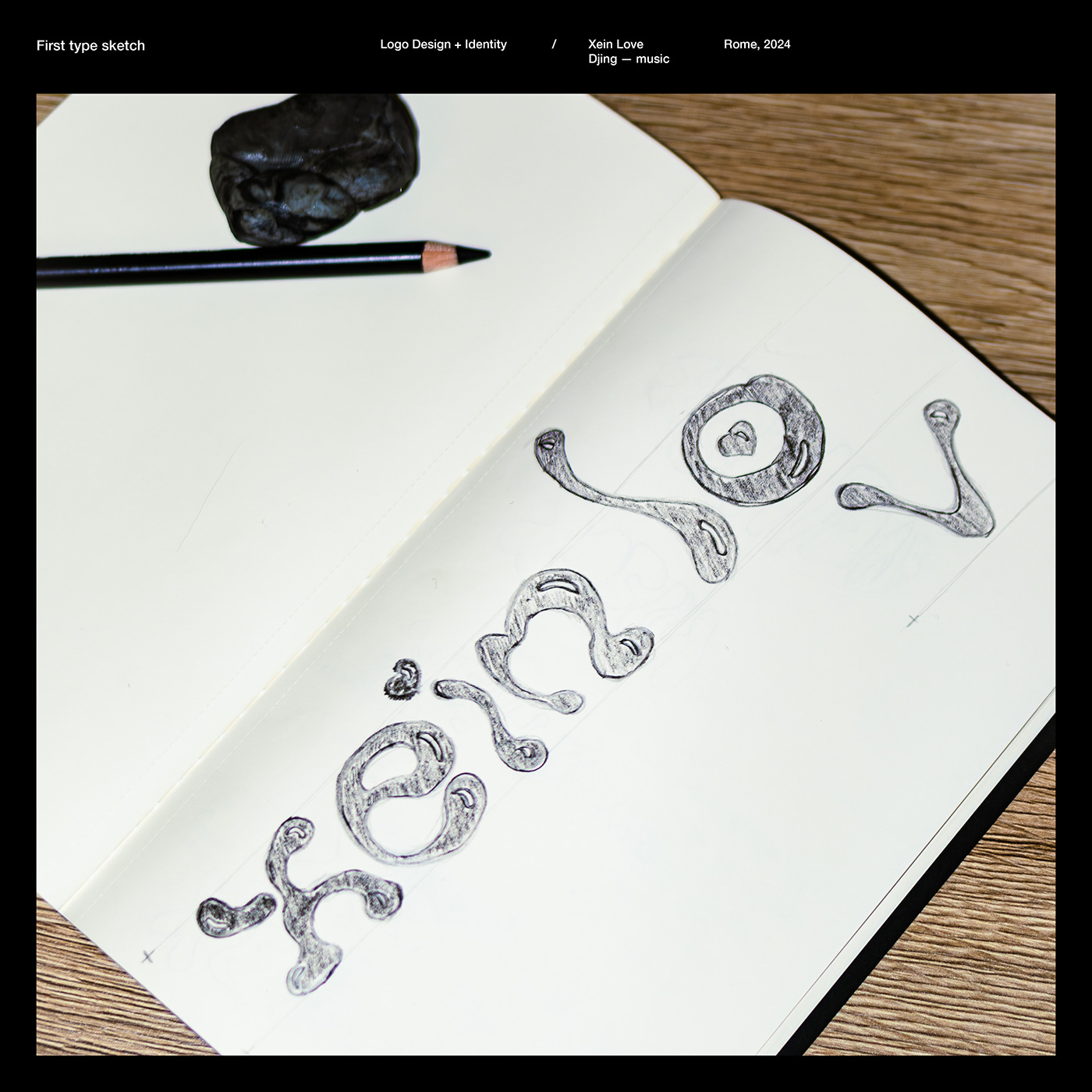 logo logodesign dj musiclogo typography   typedesign visualidentity graphicdesign alien bubblegum