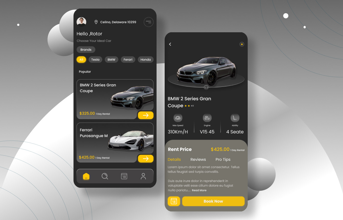 car Mobile app mobile design app app design design Car rental rental rental app UI/UX