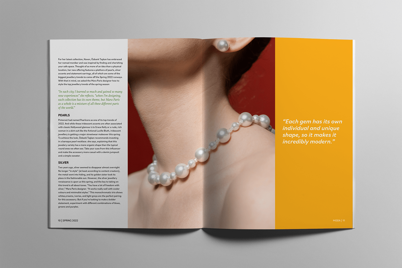 design Fashion  InDesign jewelry Layout magazine typography  