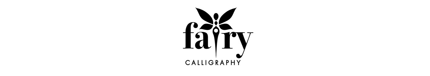 logo design Calligraphy   brand Project fairy
