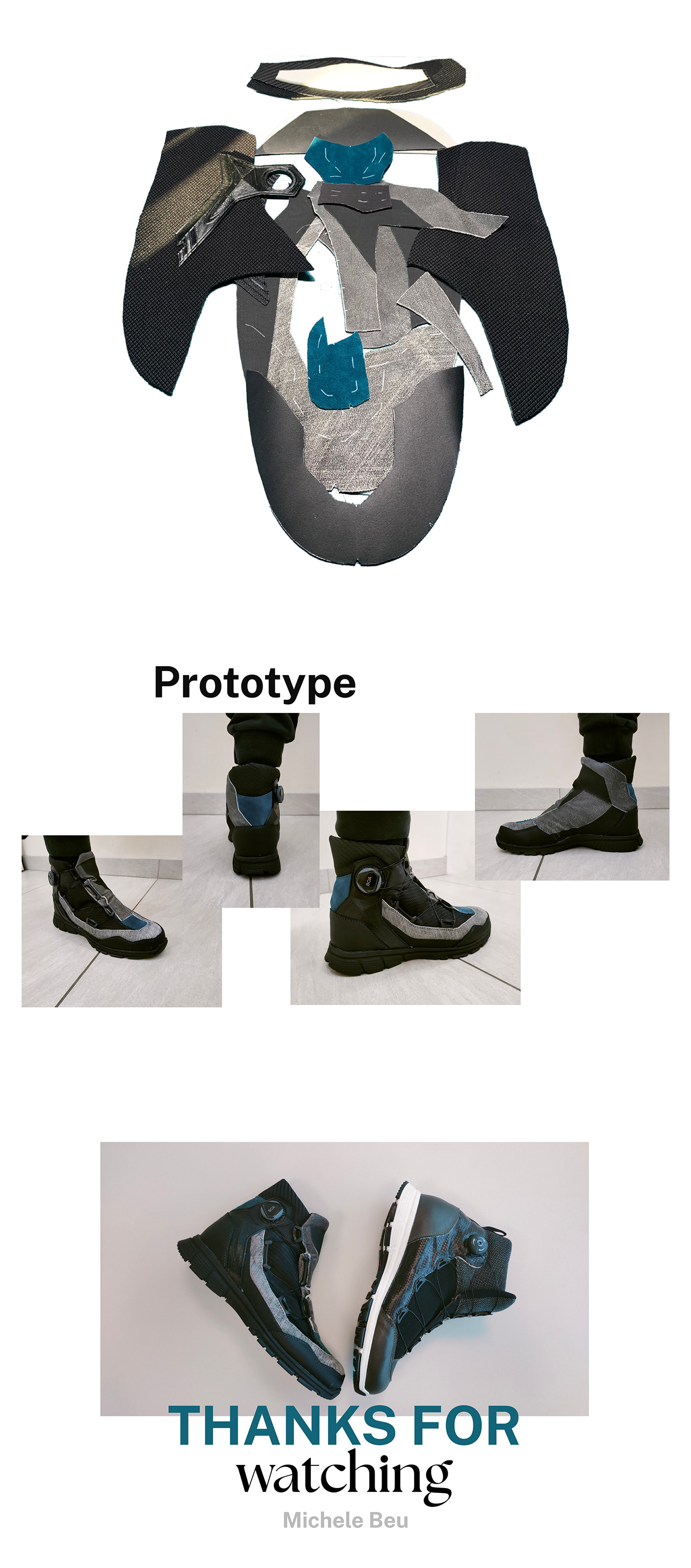 trekking footwear footwear design 3D 3d modeling 3d printing product design  product development prototype pattern making