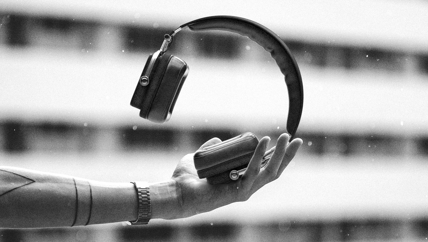 product design  industrial design  product industrial headphones concept music fender 3D oldschool