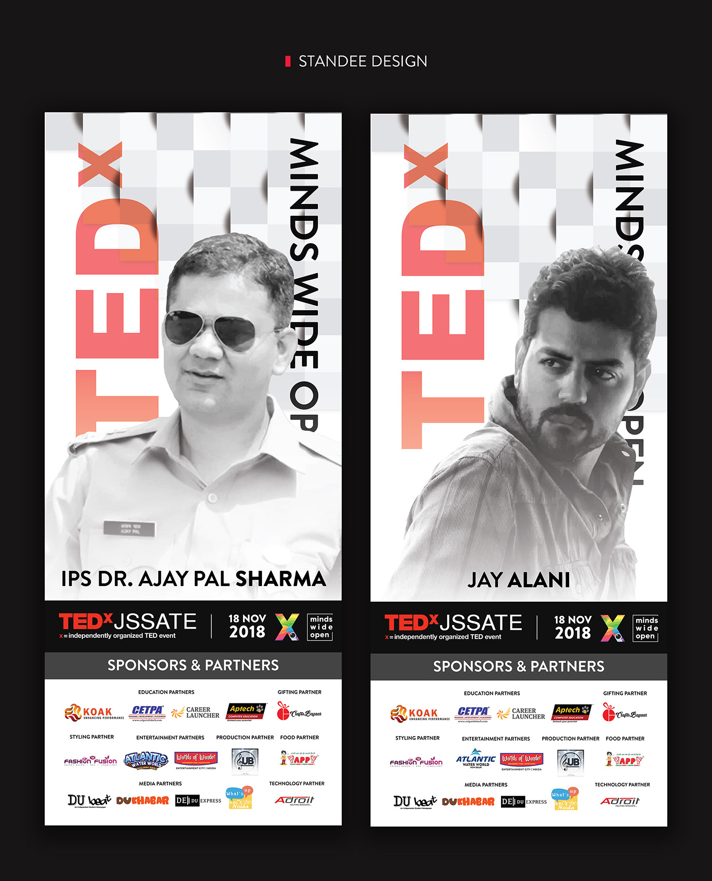 TED TEDx TEDxJSSATE JSS jssate talk branding  print graphic design 