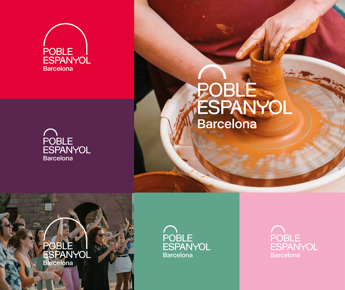 branding  font identity logo Logotype rebranding barcelona color typography   Website