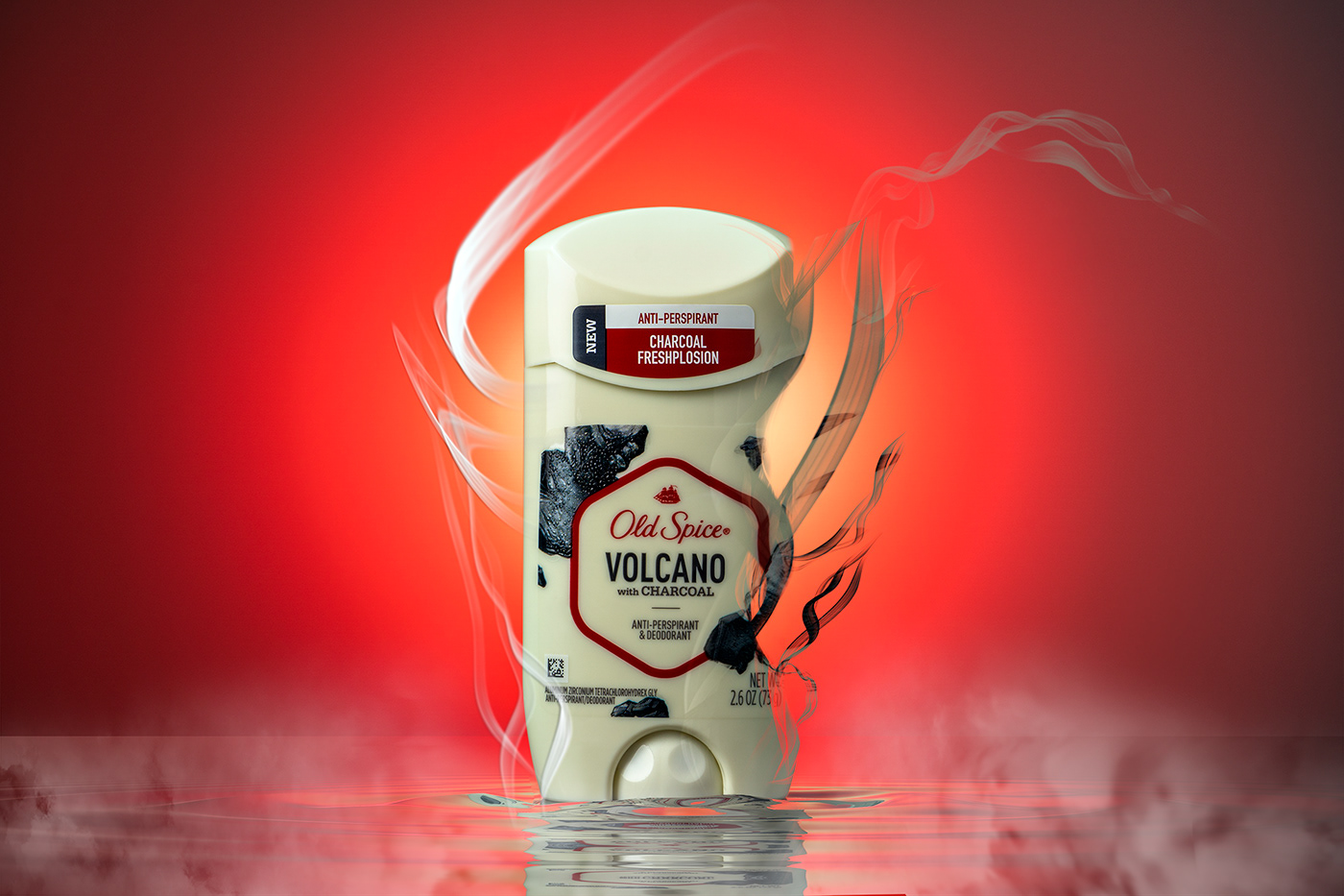 Advertising Photography deodorant Hero Shot old spice product dissolve Product Photography smoke