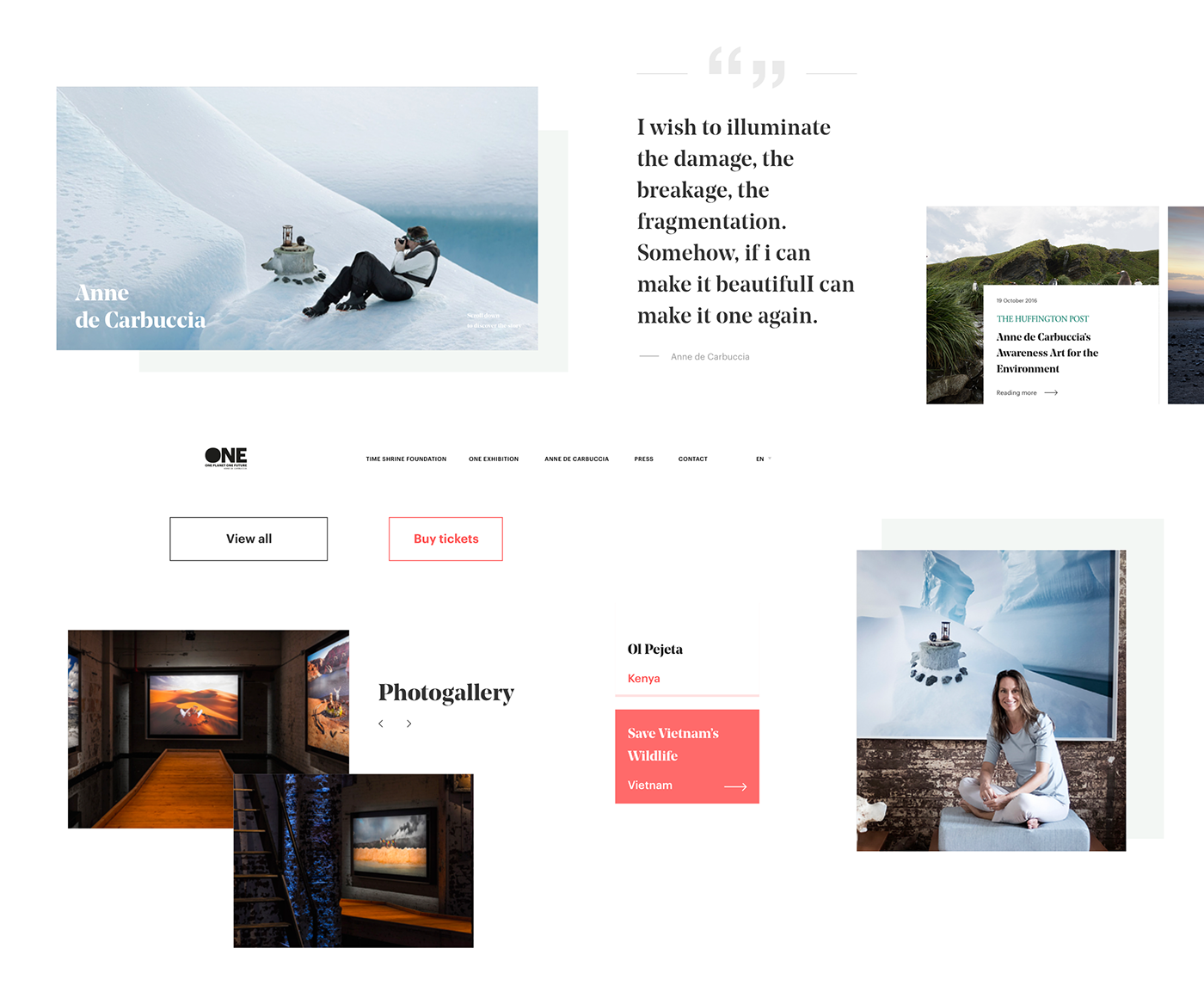 ui design Web Design  Interaction design  typography   noprofit Photography  inspire