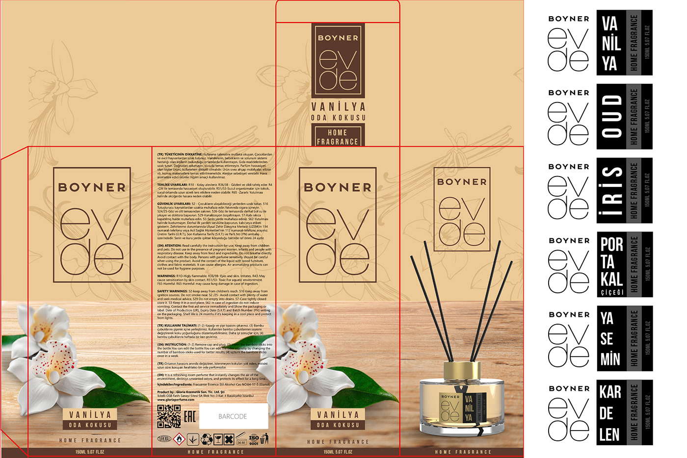ambalaj ambalaj tasarımı BOYNER Boyner Evde Christmas home fragrance Pack package Packaging perfume