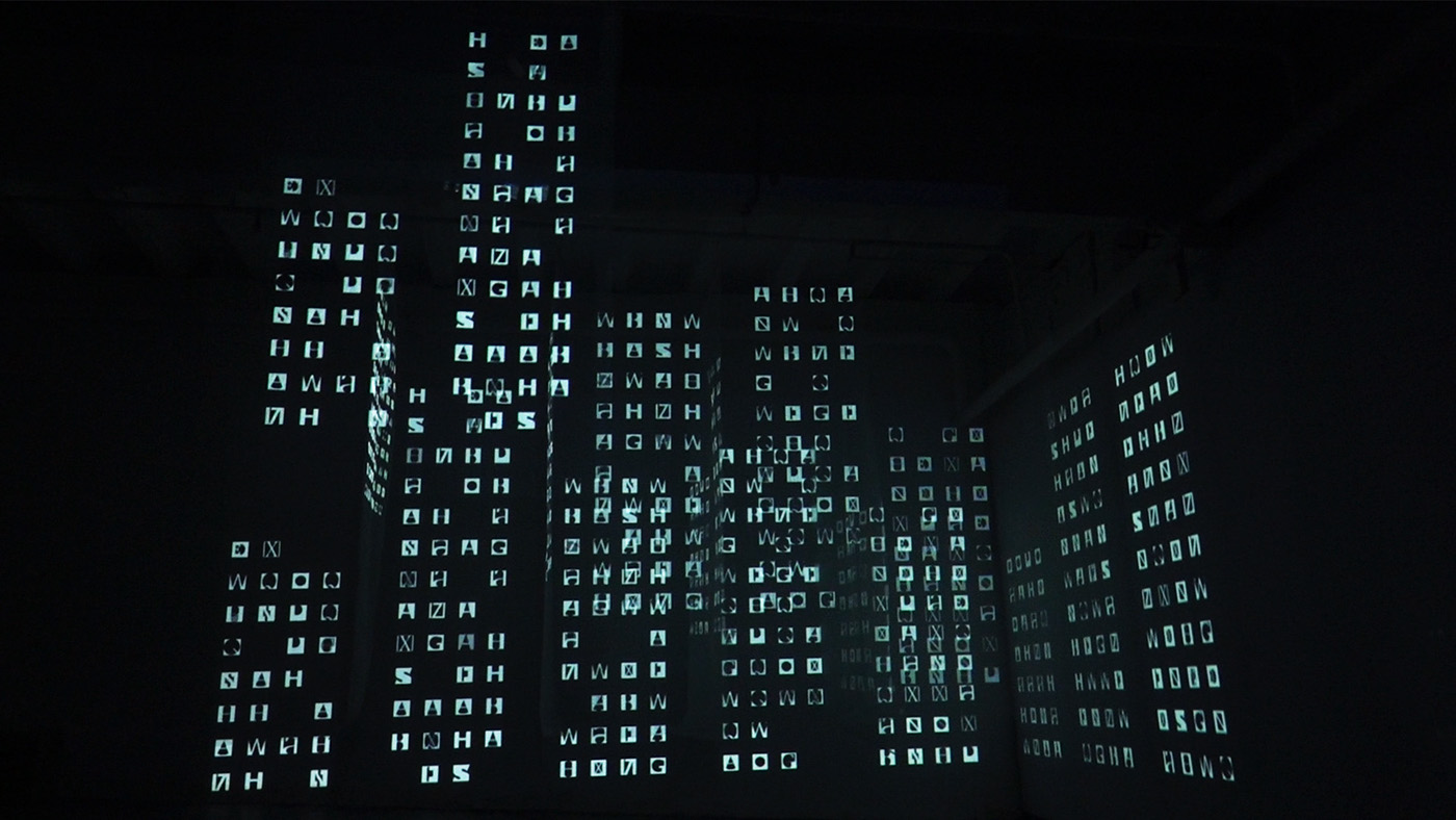 typography   animation  motion graphic installation typomania museum design Mapping projection