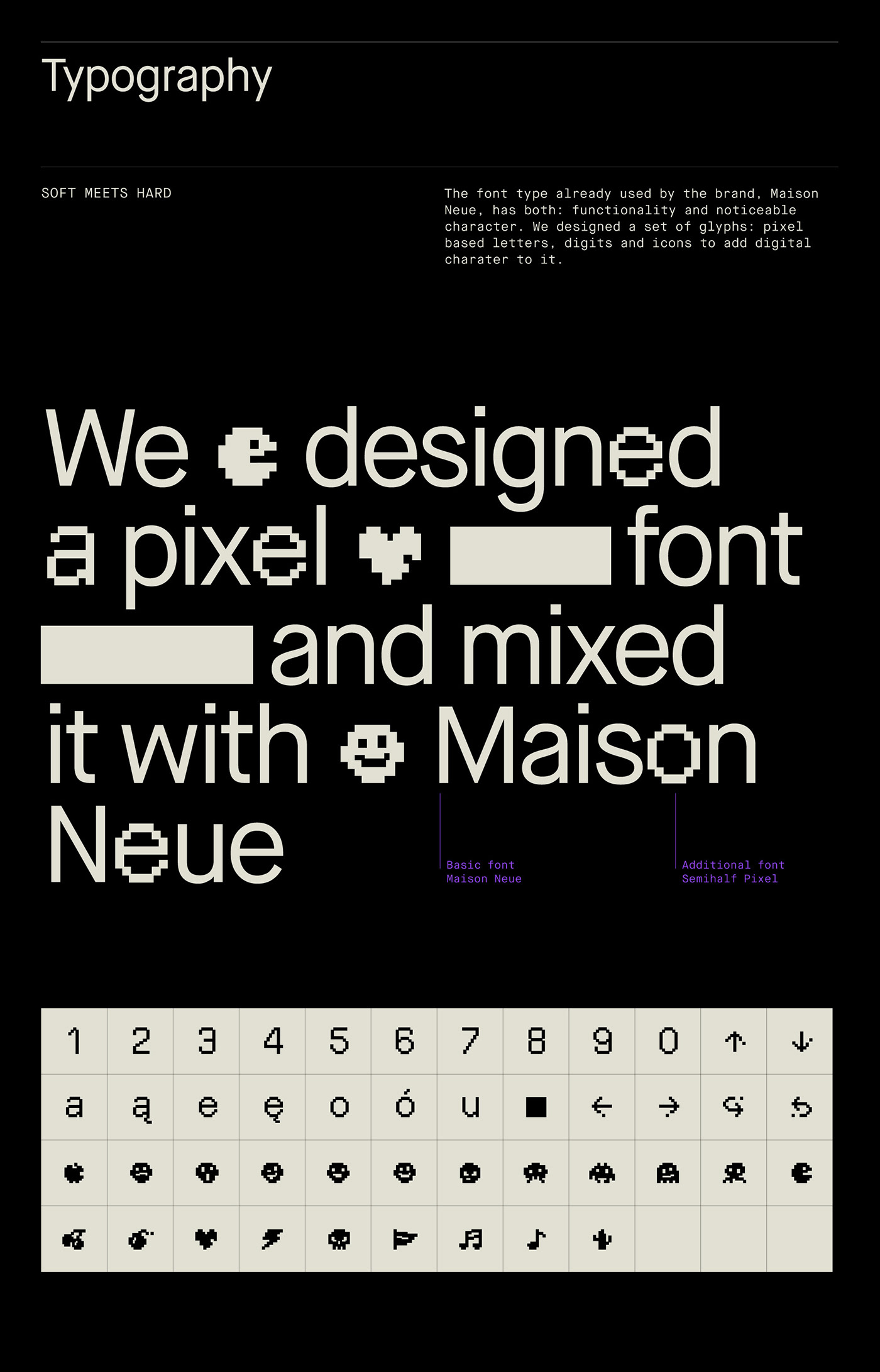 analog Brand Design branding  digital glyphs IT neon pixel software Technology