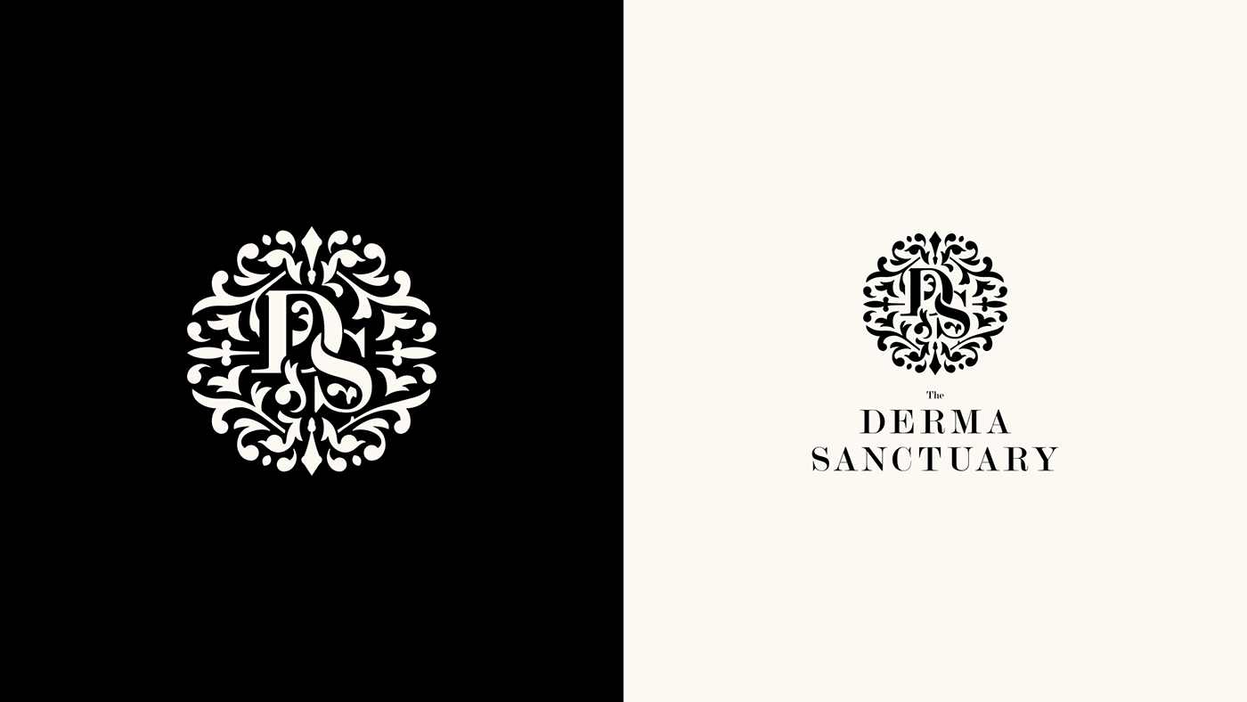 beauty glamour Fashion  luxury salon ornament logo pattern Style floral